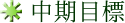 中期目標